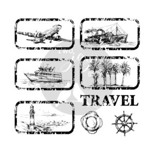 Two Jays Stamp Travel Tags