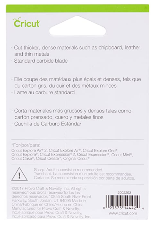 Cricut Deep Point Blade + Housing Art of Craft