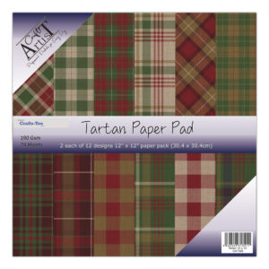 Craft Artist Tartan Paper Pad 12" x 12"