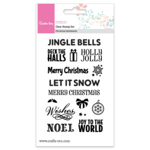 Crafts Too Clear Stamp Christmas Sentiments