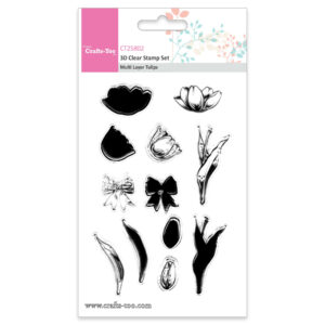 Crafts Too 3D Clear Stamp Multi Layer Tulips