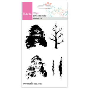 Crafts Too 3D Clear Stamp Multi Layer Tree