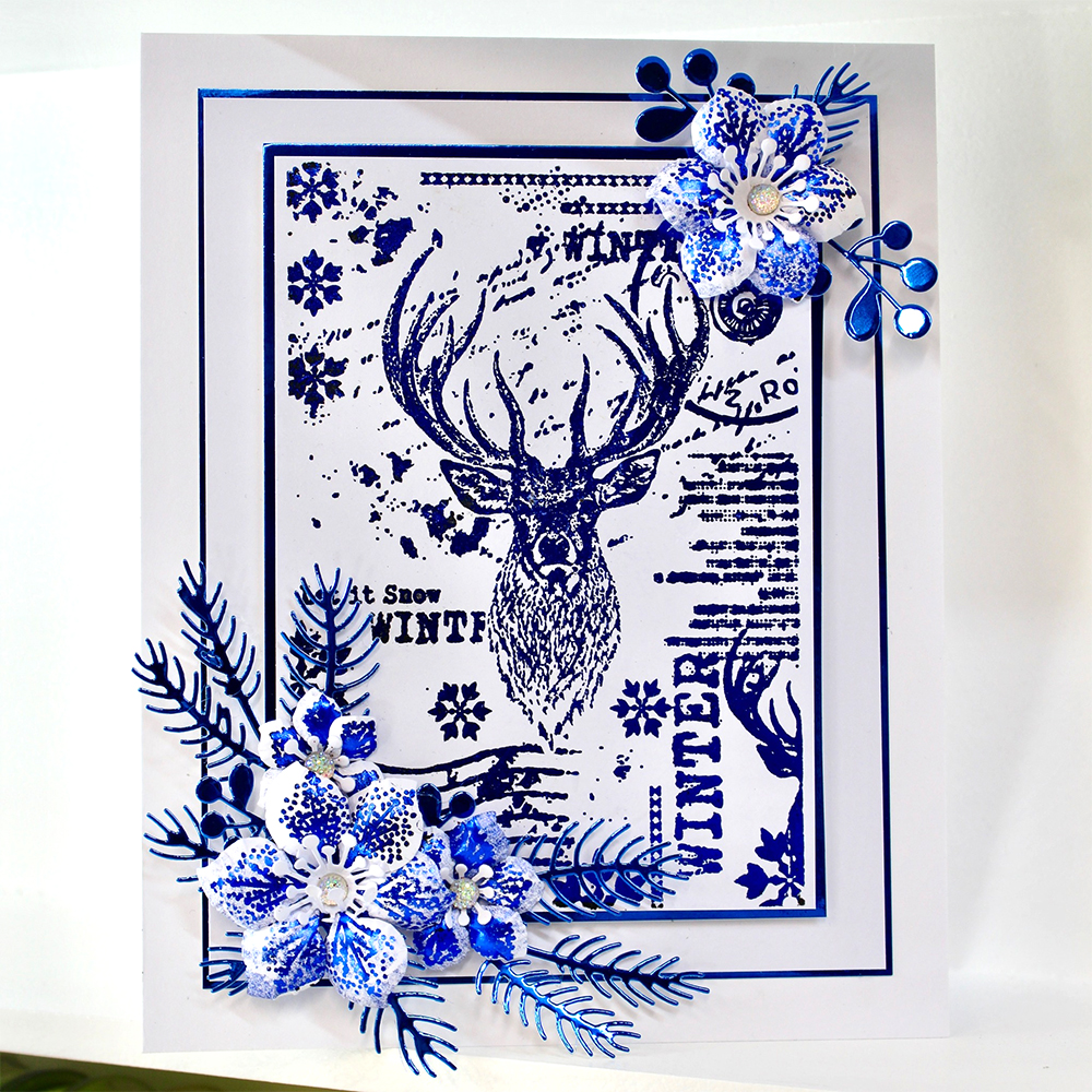 Kaleido Reactive Foil Dark Sapphire