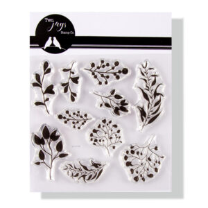 Two Jays Stamp Spring Foliage