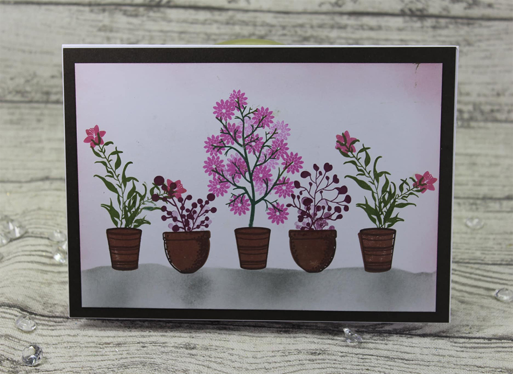 Two Jays Stamp Spring Grasses