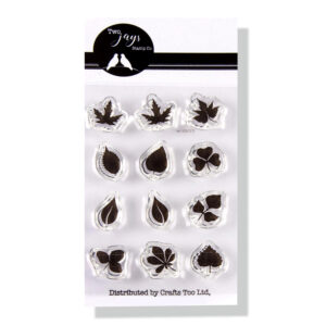 Two Jays Stamp Spring Leaves