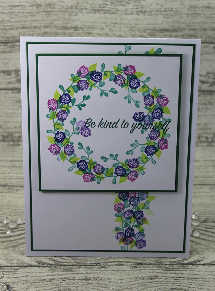 Two Jays Stamp Spring Flowers