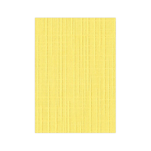 Craft Artist Linen A4 Card Bright Yellow