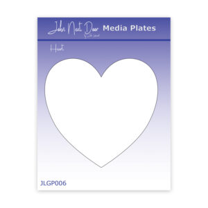 John Next Door Media Plate Heart