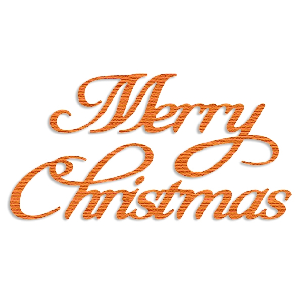 Presscut Merry Christmas