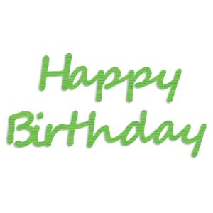 Presscut Happy Birthday #2