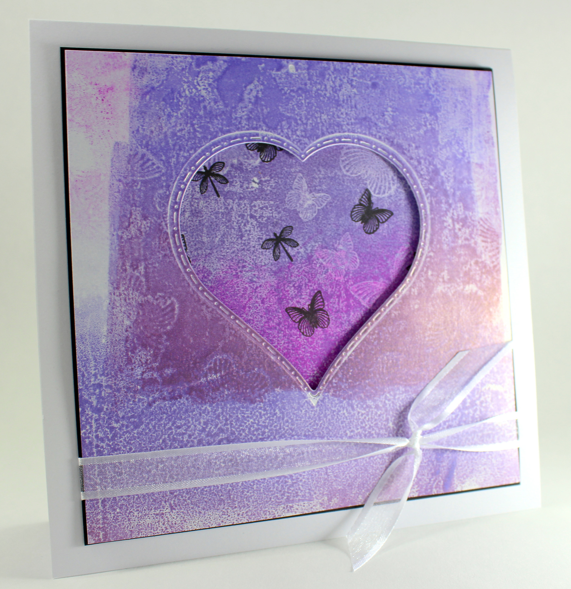 Presscut Stitching Nesting Heart