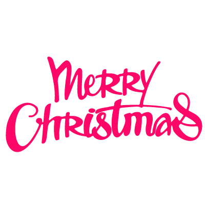 Presscut Merry Christmas