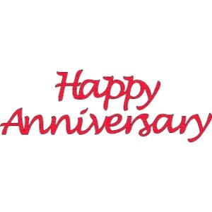 Presscut Happy Anniversary