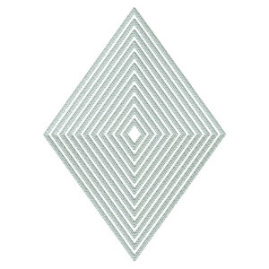 Presscut Nesting Stitch Dot Diamonds