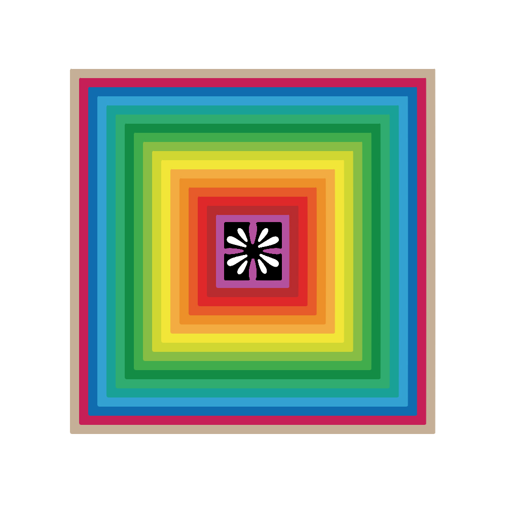 Presscut Small Nested Squares