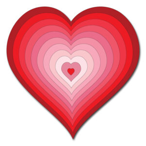 Presscut Nesting Heart