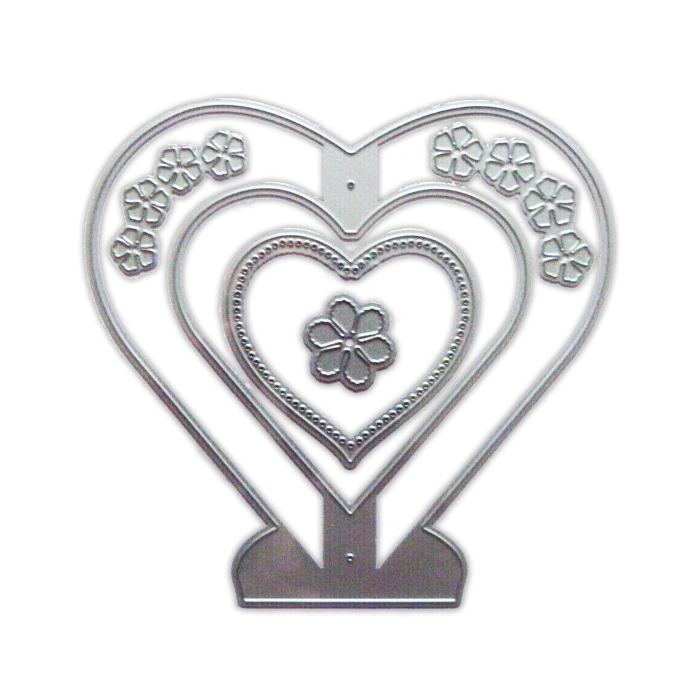 Presscut Swing Card Heart