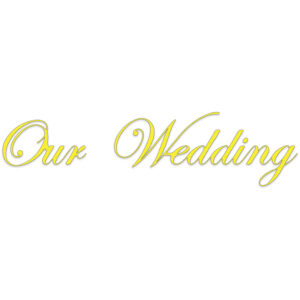 Presscut Our Wedding