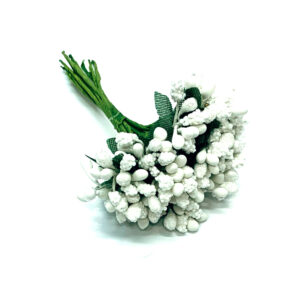 Craft Artist Festive Stamen White