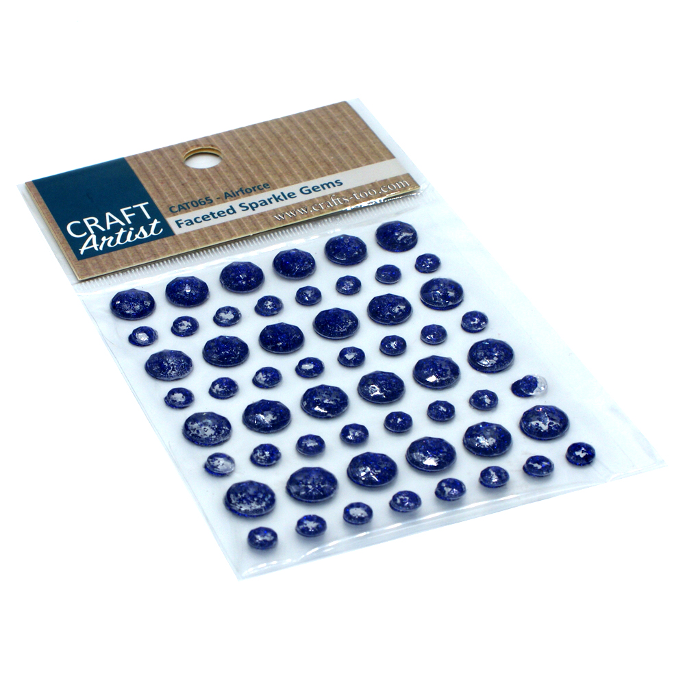 Craft Artist Faceted Sparkle Gems Airforce