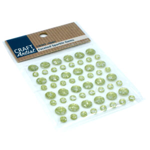 Craft Artist Faceted Sparkle Gems Apple