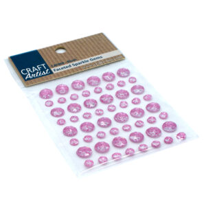 Craft Artist Faceted Sparkle Gems Blush