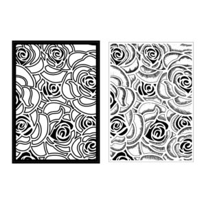 Presscut Roses In Bloom