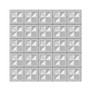 Presscut 3D Embossing Folder Quilted Blocks