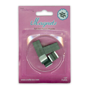 Crafts Too Self Stick Square Magnets 1/2"