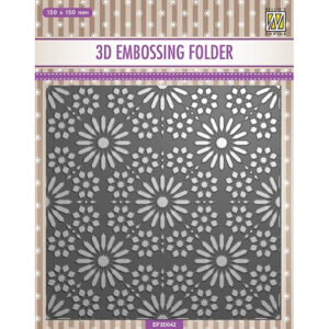 Nellie Snellen Square Frame Flower Pattern