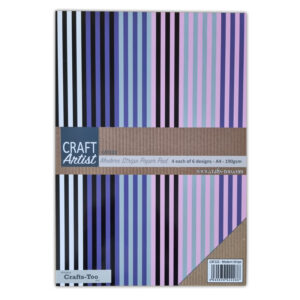Craft Artist Modern Stripe Paper Pad A4