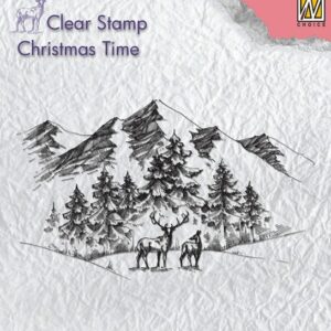 Nellie Snellen Winter Landscape with Deer