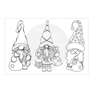Two Jays Stamps Festive Gnomes