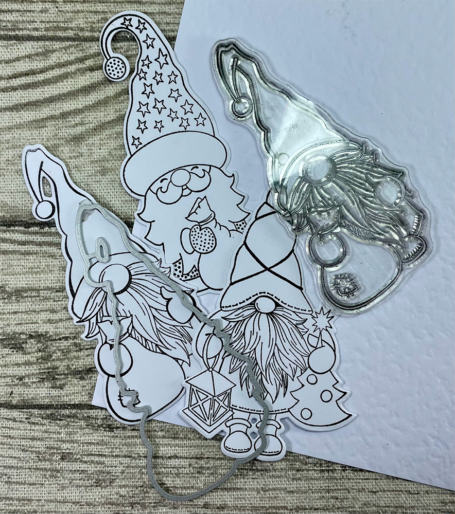 Two Jays Stamps Cutting Die Festive Gnomes