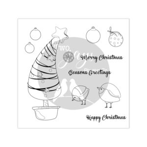 Two Jays Stamps Funky Tree