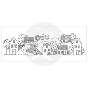 Two Jays Clear Stamps Funky Village