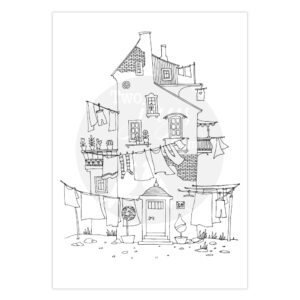 Two Jays Clear Stamps Wash House