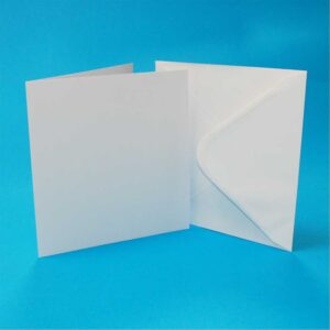 5x5 White Card & Envelopes