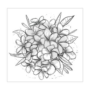 Two Jays Clear Stamps Spring Flower Bouquet