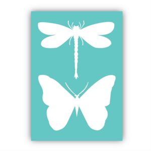 Julie Hickey Designs Dragonfly & Butterfly