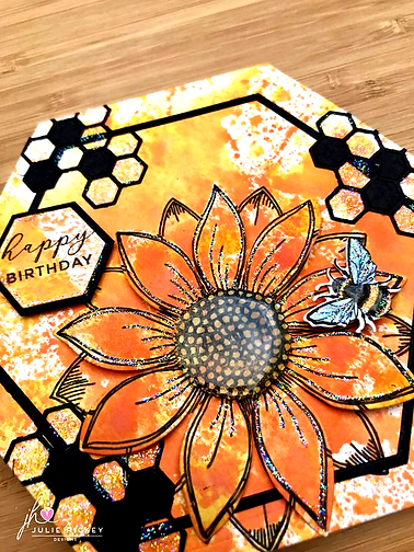 Julie Hickey Designs Sunflower Bee