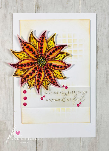 Julie Hickey Designs Heartfelt Sunflower
