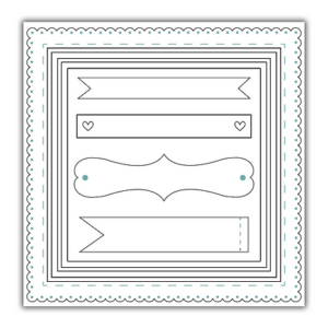 Julie Hickey Designs Layers, Frames & Banners - Square