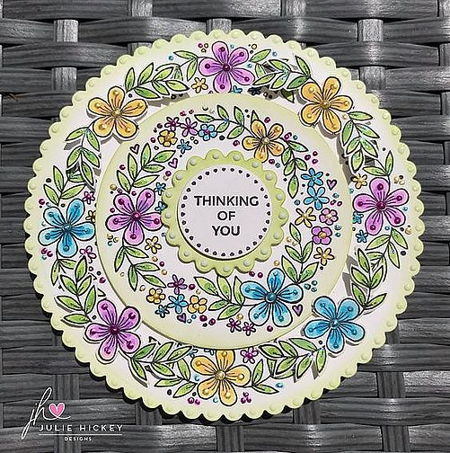 Julie Hickey Designs Layers, Frames & Banners - Circle