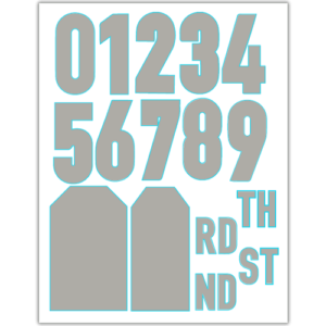 Julie Hickey Designs Numbers & Tags