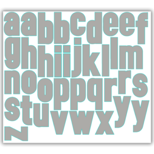 Julie Hickey Designs Lowercase Alphabet