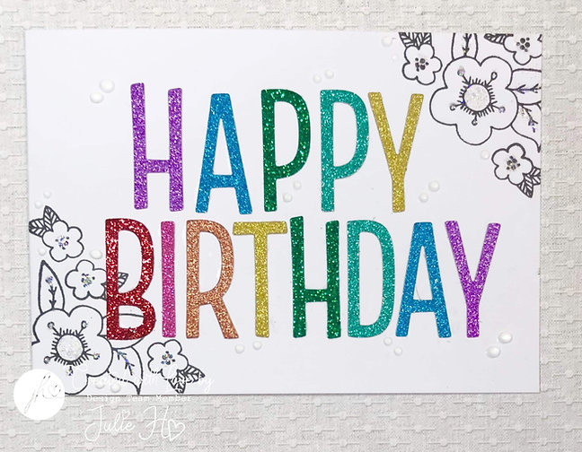 Julie Hickey Designs Sweet Pea Uppercase Alphabet