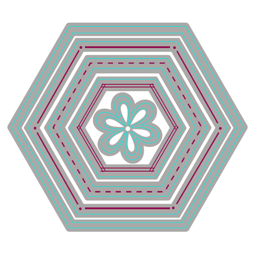 Julie Hickey Designs Dinky Hexagon