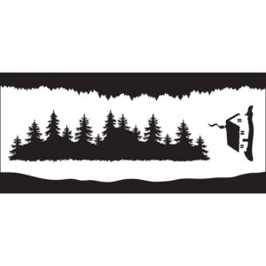 Forest Elements DL Stencil